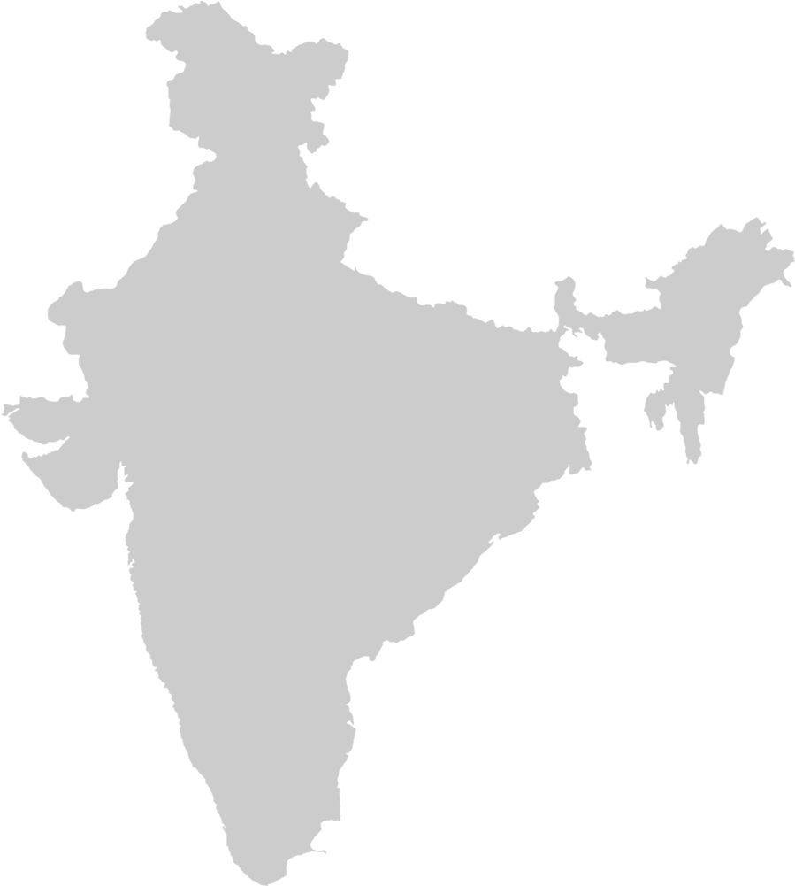 India Map with Locations